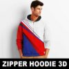 Zipper Hoodie 3D
