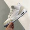 New Collection Fashion Shoes AJ 3 Retro Pure White 136064-111 AJ3049