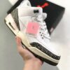 New Collection Fashion Shoes AJ 3 Retro Pure White 136064-111 AJ3049
