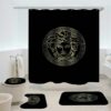 Black Versace Luxury Bathroom Shower Curtain Set 006 Black Versace Luxury Bathroom Shower Curtain Set 006