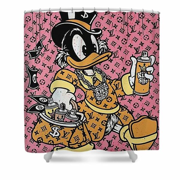 Mickey Mouse Louis Vuitton Shower Curtain 069