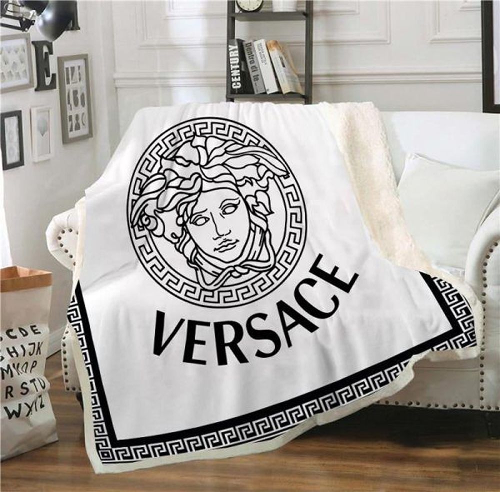 White Versace Blanket 046 White Versace Blanket 046