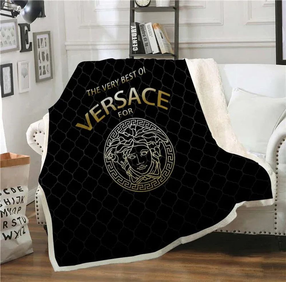 The Best Black Versace Blanket 040 The Best Black Versace Blanket 040