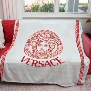 Red Versace Blanket 038