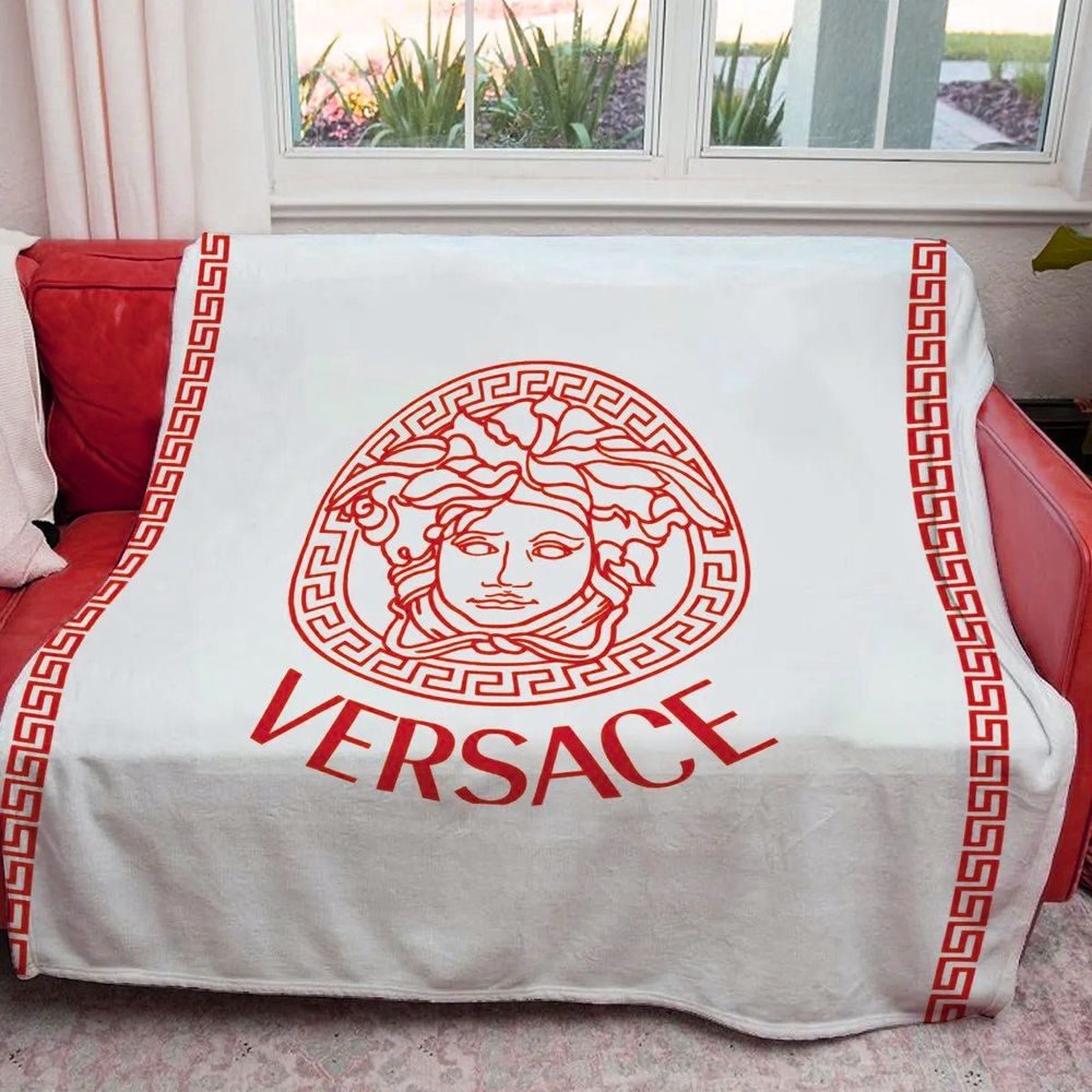 Red Versace Blanket 038 Red Versace Blanket 038