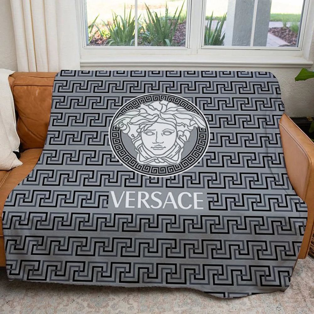 Gray Versace Blanket 026 Gray Versace Blanket 026