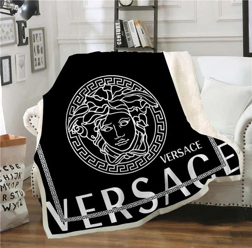 Black Versace Blanket 010 Black Versace Blanket 010