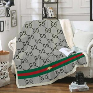 Ash gray Gucci Blanket 003