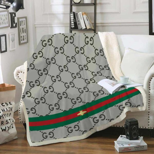 Ash gray Gucci Blanket 003