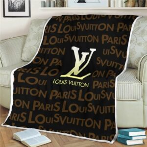 Yellow logo Louis Vuitton Blanket 061