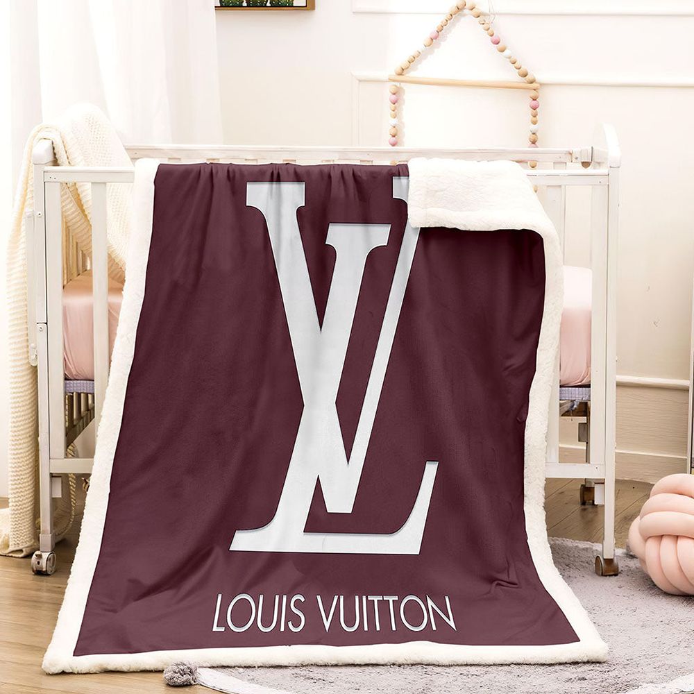 White And Purple Louis Vuitton Blanket 056 White And Purple Louis Vuitton Blanket 056