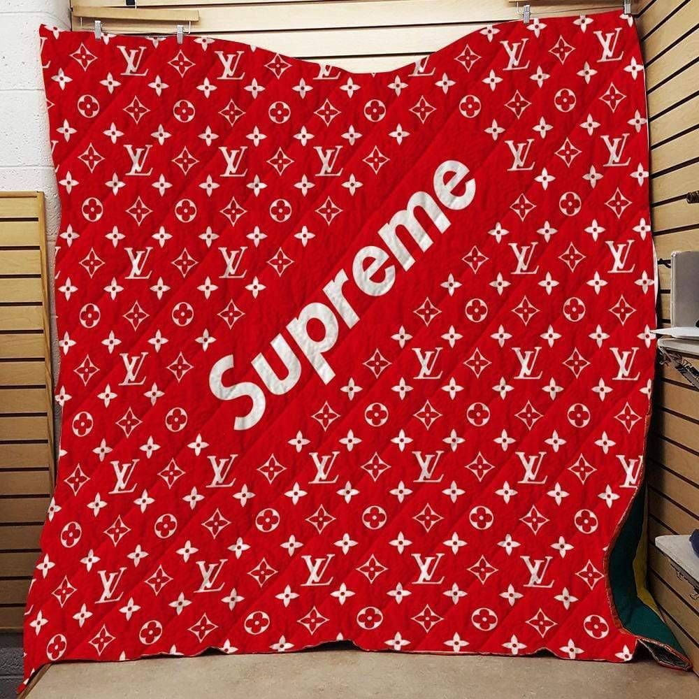 Supreme Red Small Logo Louis Vuitton Blanket 051 Supreme Red Small Logo Louis Vuitton Blanket 051