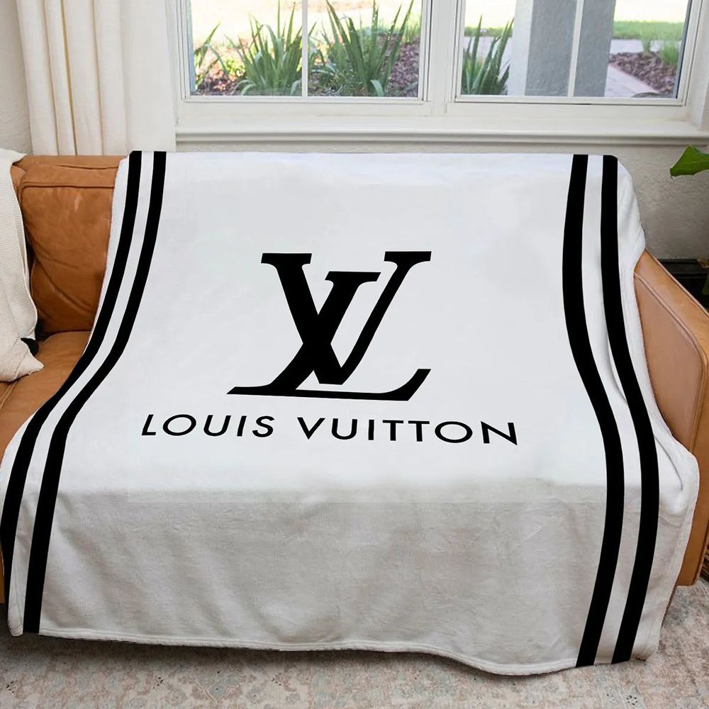 Black Lines Louis Vuitton Blanket 009 Black Lines Louis Vuitton Blanket 009