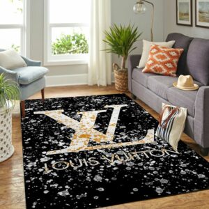 Louis Vuitton Orange Peel & White Living Room Carpet 060