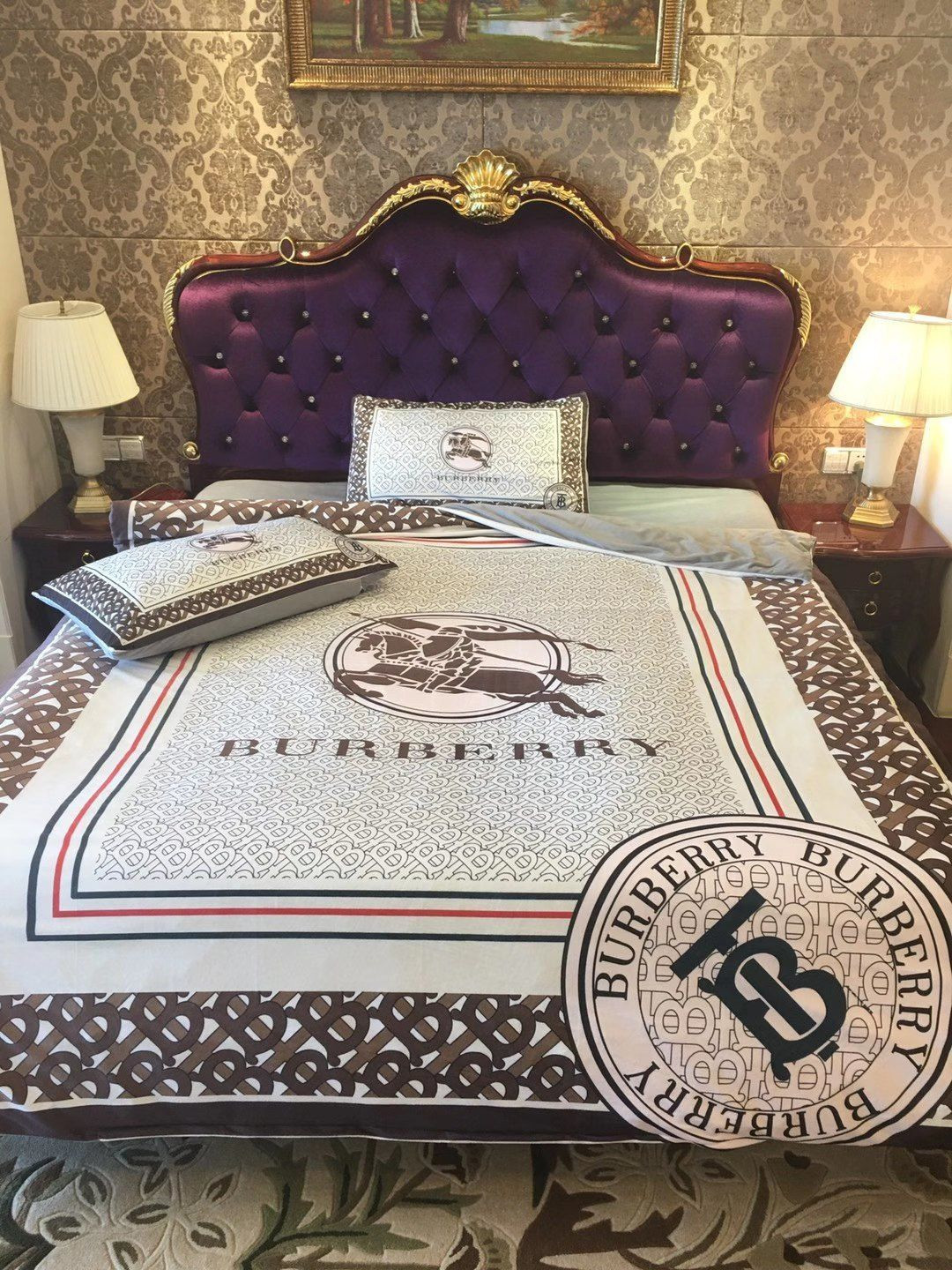 Burberry London Luxury Brand Type Bedding Sets 055 Burberry London Luxury Brand Type Bedding Sets 055