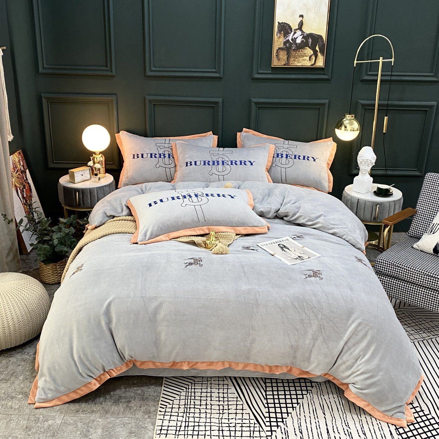 Burberry London Luxury Brand Type Bedding Sets 051 Burberry London Luxury Brand Type Bedding Sets 051