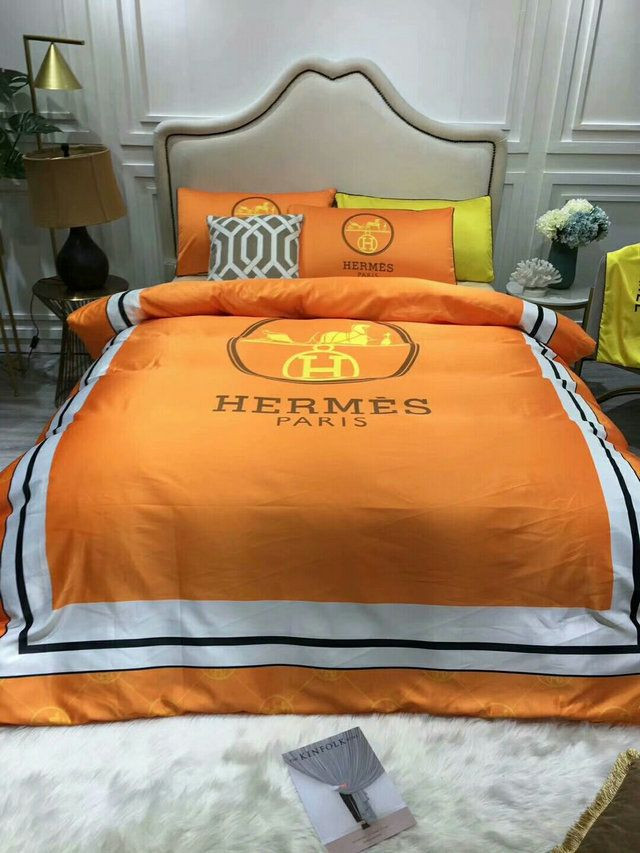 Hermes Paris Luxury Brand Type Bedding Sets Duvet Cover Bedroom Sets 100 Hermes Paris Luxury Brand Type Bedding Sets Duvet Cover Bedroom Sets 100