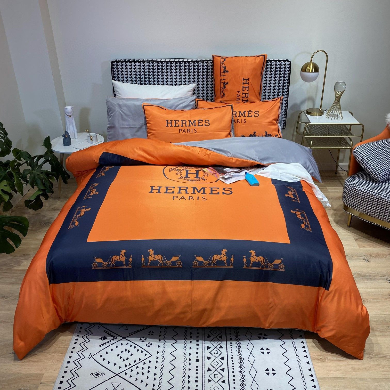 Hermes Paris Luxury Brand Type Bedding Sets 069 Hermes Paris Luxury Brand Type Bedding Sets 069
