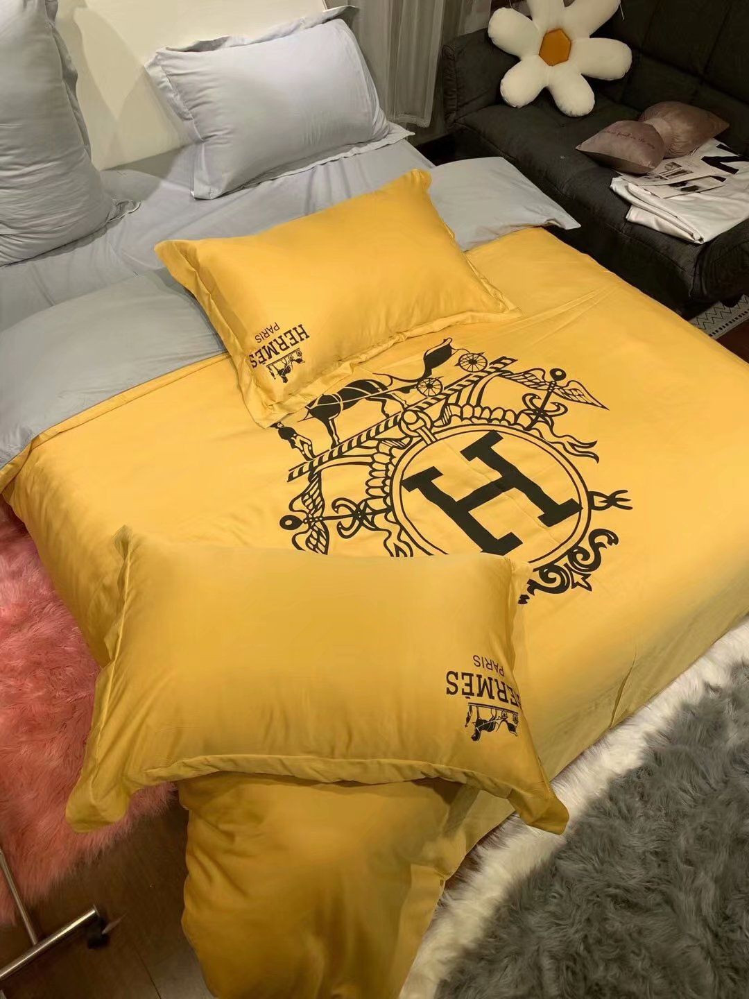 Hermes Paris Luxury Brand Type Bedding Sets 064 Hermes Paris Luxury Brand Type Bedding Sets 064