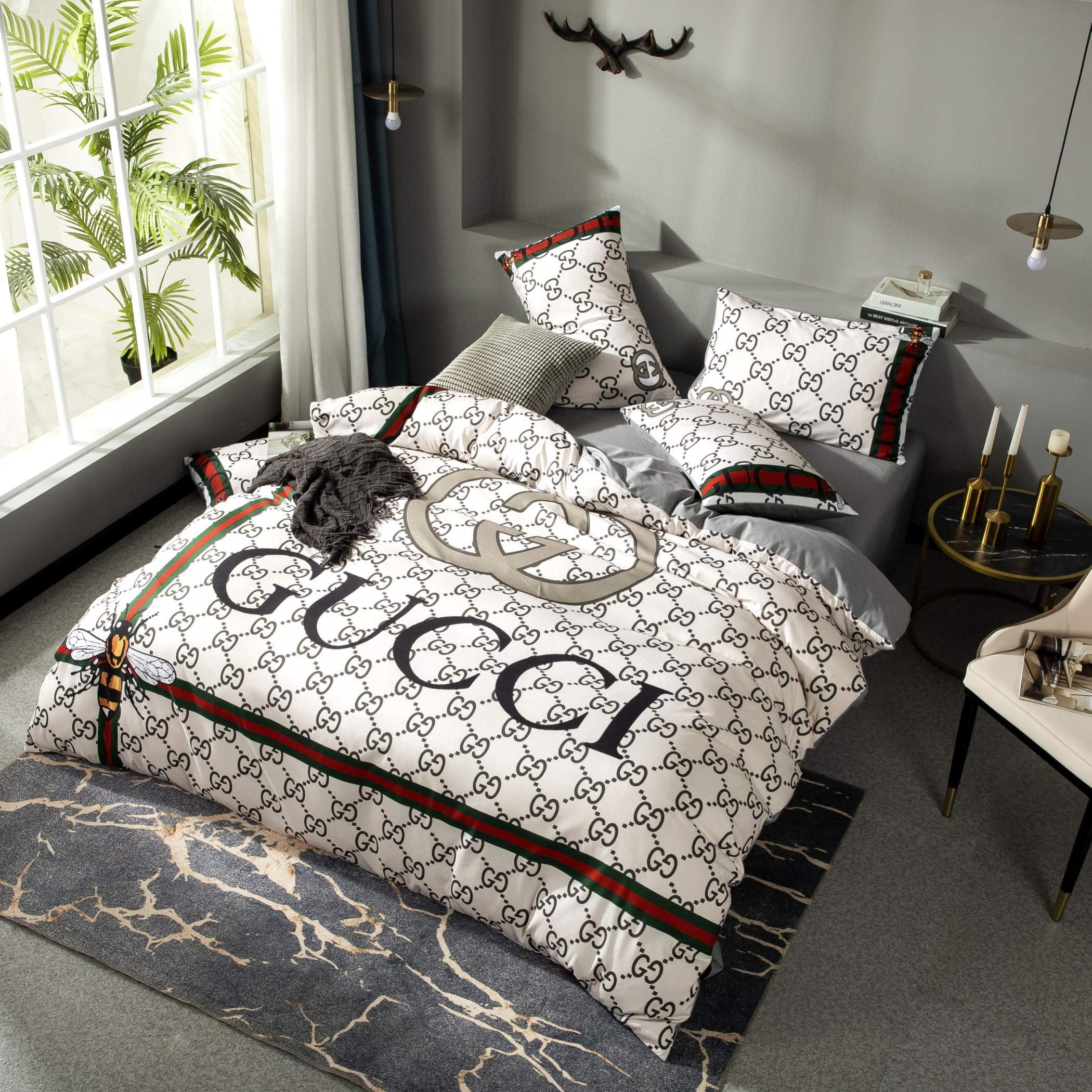 Luxury GG Bedding Sets Duvet Cover Luxury Brand Bedroom Sets 212 Luxury GG Bedding Sets Duvet Cover Luxury Brand Bedroom Sets 212