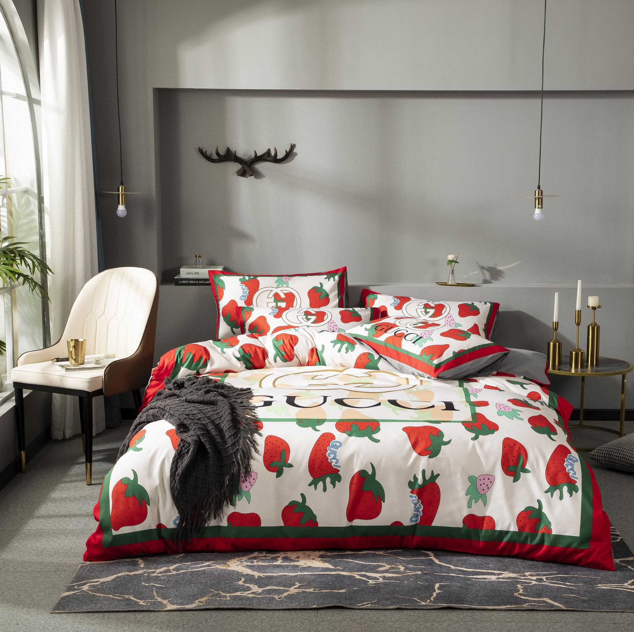 Luxury GG Bedding Sets Duvet Cover Luxury Brand Bedroom Sets 211 Luxury GG Bedding Sets Duvet Cover Luxury Brand Bedroom Sets 211