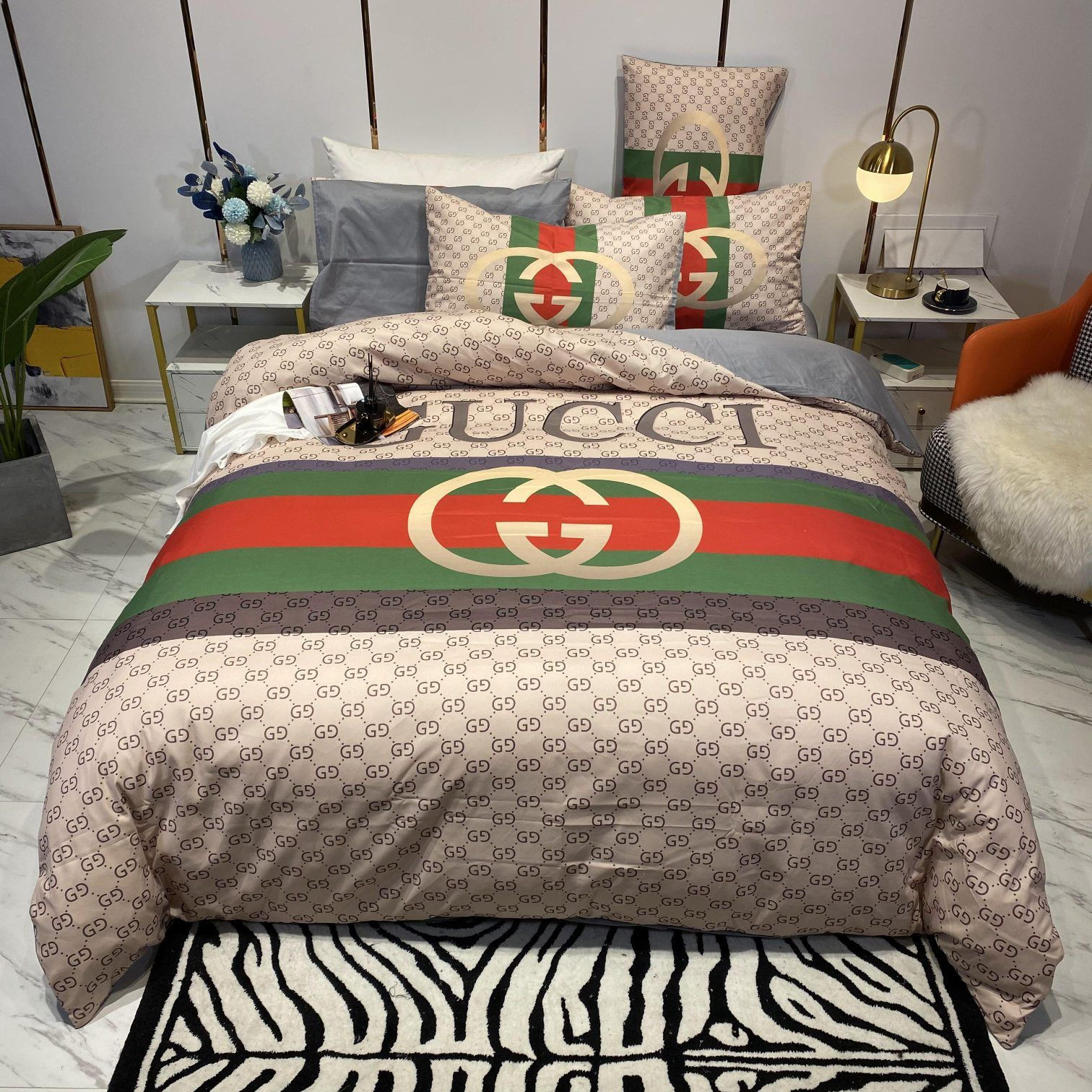 Luxury GG Bedding Sets Duvet Cover Luxury Brand Bedroom Sets 184 Luxury GG Bedding Sets Duvet Cover Luxury Brand Bedroom Sets 184