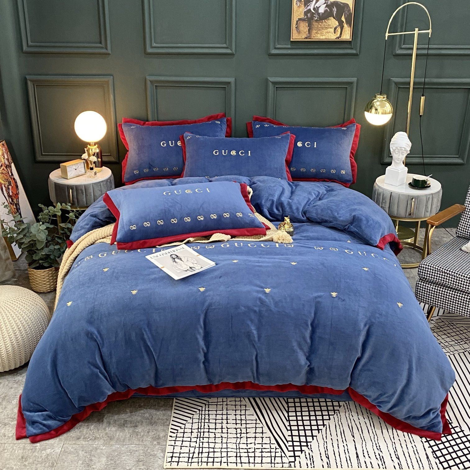 Luxury GG Bedding Sets Duvet Cover Luxury Brand Bedroom Sets 093 Luxury GG Bedding Sets Duvet Cover Luxury Brand Bedroom Sets 093