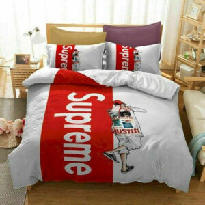Luxury LV Supreme Bedding Sets Bedroom Luxury Brand Bedding 009