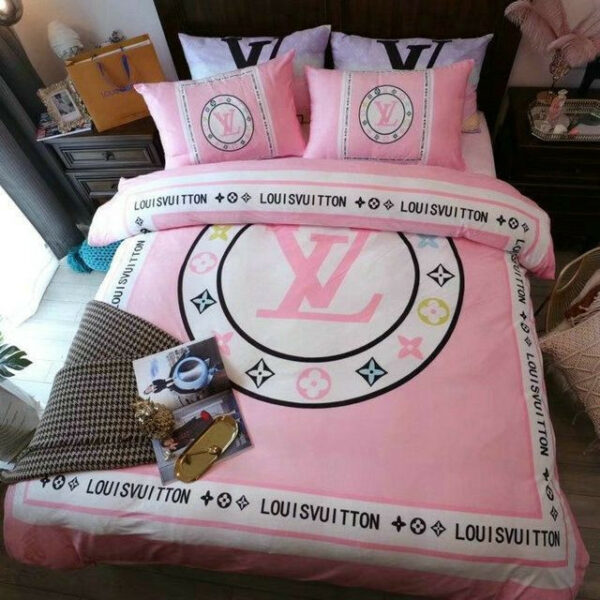 LV Type Bedding Sets Duvet Cover LV Bedroom Sets Luxury Brand Bedding 131 LV Type Bedding Sets Duvet Cover LV Bedroom Sets Luxury Brand Bedding 131