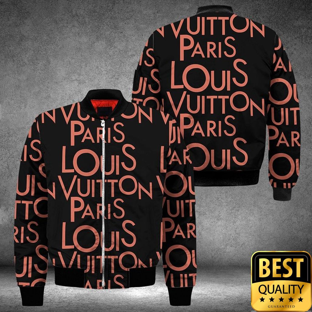 Luxury Louis Vuitton Paris Black With Red Brand Name 3D Shirt And Pants 172 Luxury Louis Vuitton Paris Black With Red Brand Name 3D Shirt And Pants 172