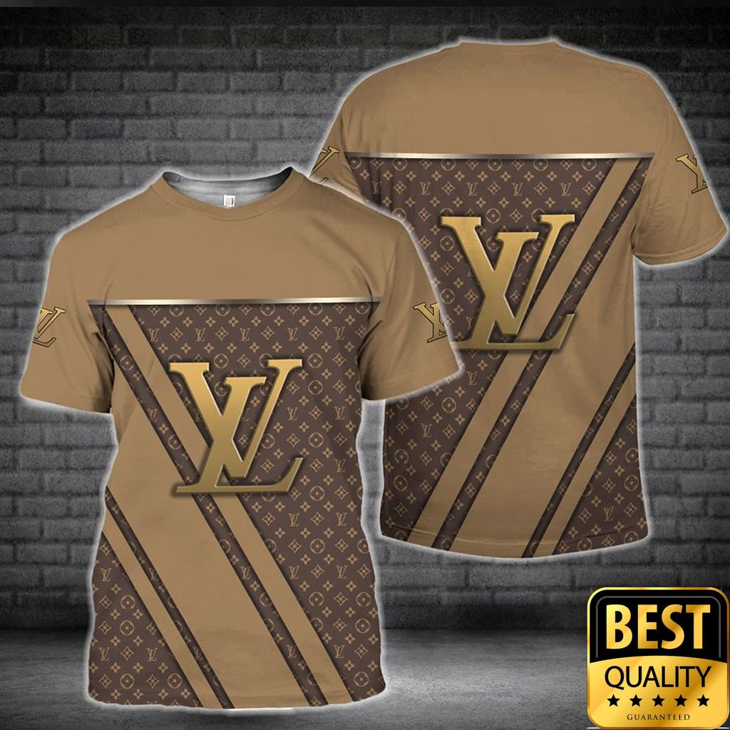 Luxury Louis Vuitton Monogram Canvas Pattern With Brown Logo 3D Shirt And Pants 171 Luxury Louis Vuitton Monogram Canvas Pattern With Brown Logo 3D Shirt And Pants 171