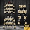 Luxury Louis Vuitton Light Yellow And Black Interleaved Pattern 3D Shirt And Pants 170