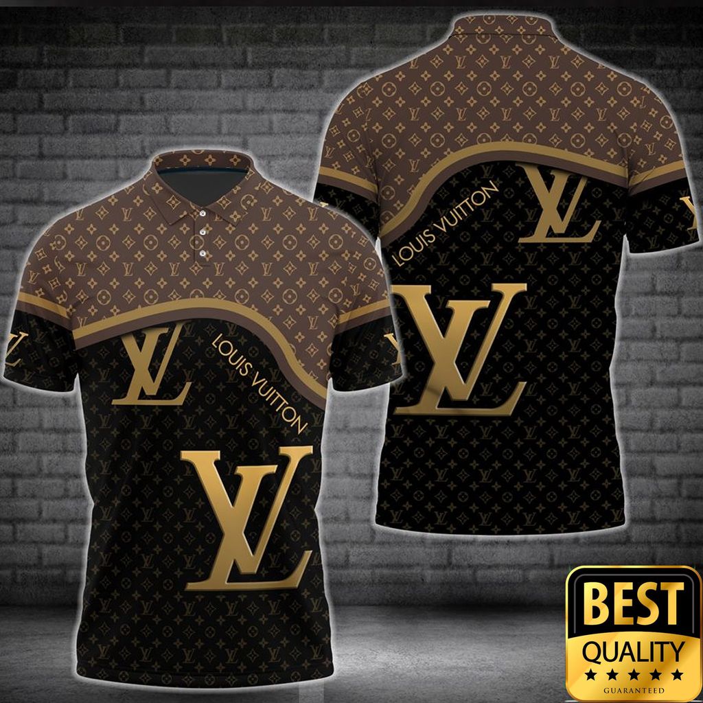 Luxury Louis Vuitton Light Brown And Black Smalls Logos 3D Shirt And Pants 168 Luxury Louis Vuitton Light Brown And Black Smalls Logos 3D Shirt And Pants 168