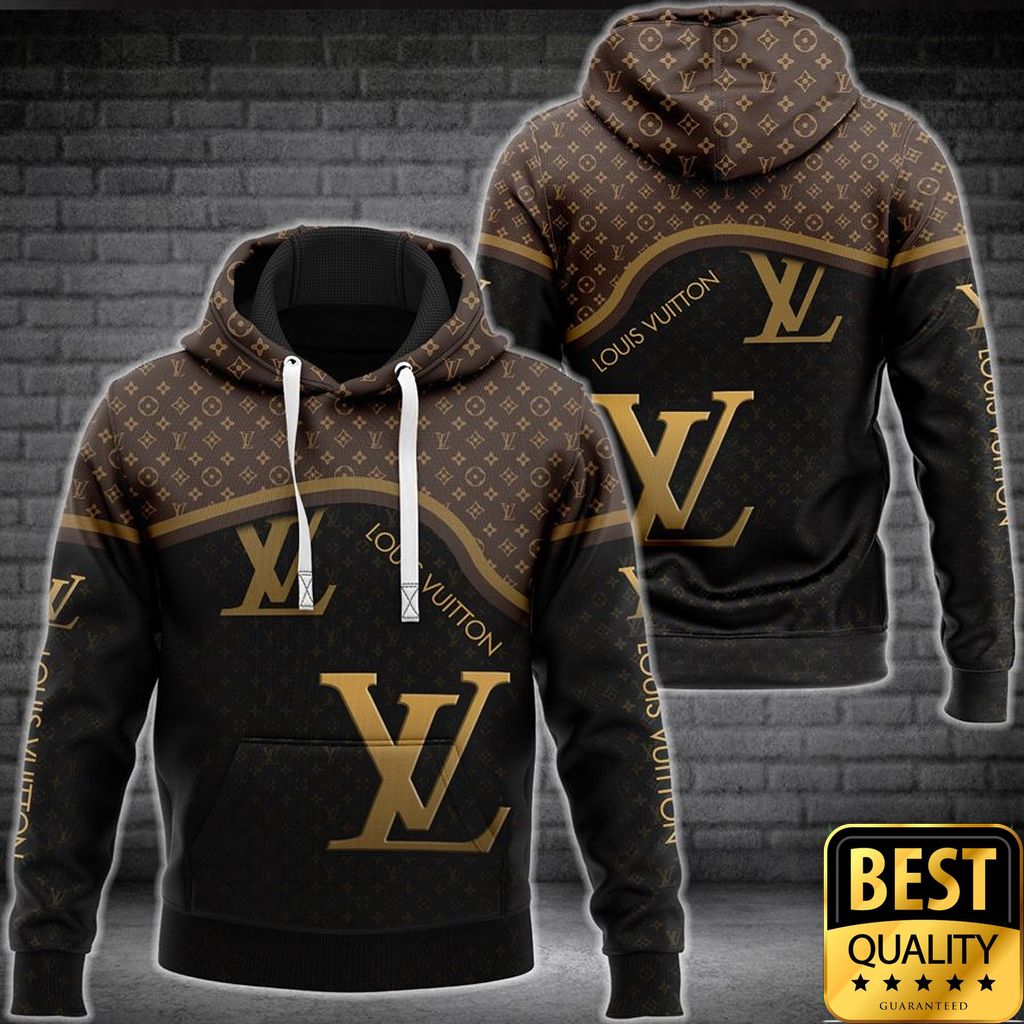 Luxury Louis Vuitton Light Brown And Black Smalls Logos 3D Shirt And Pants 168 Luxury Louis Vuitton Light Brown And Black Smalls Logos 3D Shirt And Pants 168