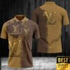 Luxury Louis Vuitton Light And Dark Brown With Big Color Splatters And Logo 3D Shirt 167