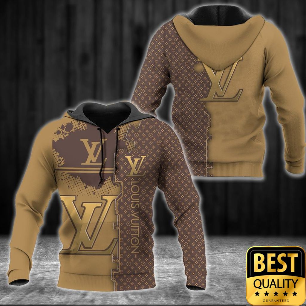 Luxury Louis Vuitton Light And Dark Brown With Big Color Splatters And Logo 3D Shirt 167 Luxury Louis Vuitton Light And Dark Brown With Big Color Splatters And Logo 3D Shirt 167