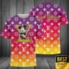 Luxury Louis Vuitton Hologram Color Monogram Pattern And Mickey 3D Shirt And Pants 166 Luxury Louis Vuitton Hologram Color Monogram Pattern And Mickey 3D Shirt And Pants 166
