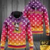 Luxury Louis Vuitton Hologram Color Monogram Pattern And Mickey 3D Shirt And Pants 166 Luxury Louis Vuitton Hologram Color Monogram Pattern And Mickey 3D Shirt And Pants 166