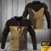 Luxury Louis Vuitton Half Dark Half Light Brown With Logos 3D Shirt And Pants 165 Luxury Louis Vuitton Half Dark Half Light Brown With Logos 3D Shirt And Pants 165