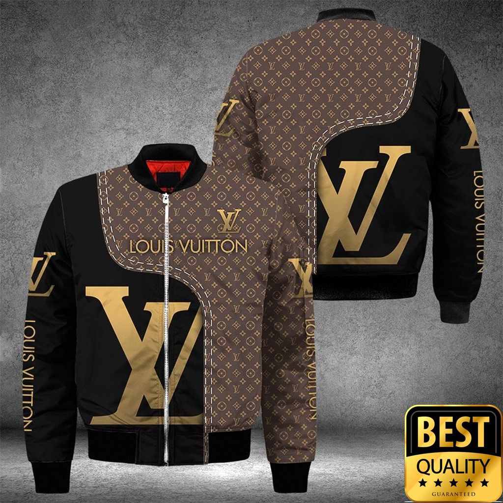 Luxury Louis Vuitton Dark Brown And Black Monogram Canvas Pattern 3D Shirt 158 Luxury Louis Vuitton Dark Brown And Black Monogram Canvas Pattern 3D Shirt 158