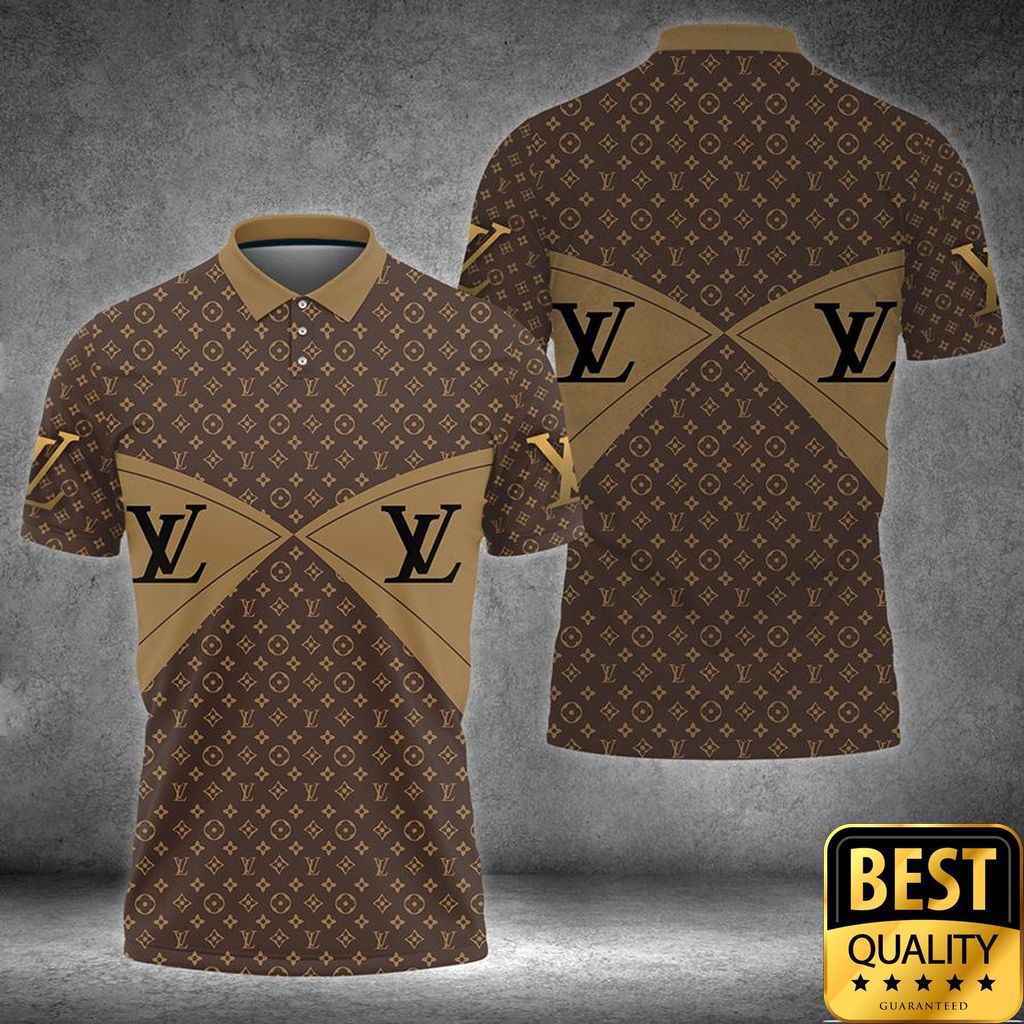 Luxury Louis Vuitton Brown Monogram With Butterfly Wings Pattern And Logo 3D Shirt 152 Luxury Louis Vuitton Brown Monogram With Butterfly Wings Pattern And Logo 3D Shirt 152