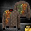 Luxury Louis Vuitton Brown Monogram Pattern With Flowers 3D Shirt 151 Luxury Louis Vuitton Brown Monogram Pattern With Flowers 3D Shirt 151
