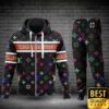 Luxury Louis Vuitton Black With Monogram Multicolore Pattern 3D Shirt And Pants 145
