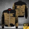 Luxury Louis Vuitton Black And Light Brown With Brand Name On Sleeves 3D Shirt 136