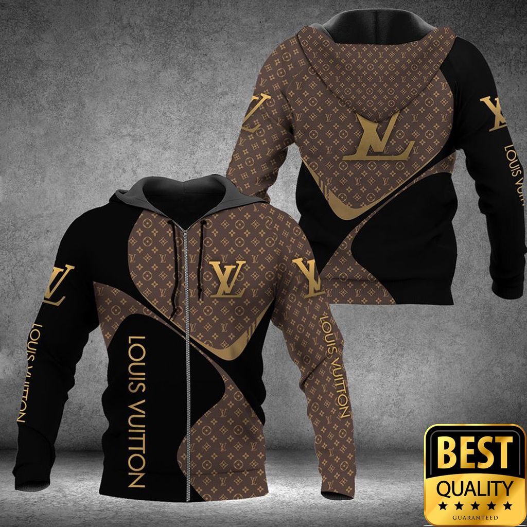 Luxury Louis Vuitton Black And Brown Monogram Vertical Brand Name 3D Shirt 134 Luxury Louis Vuitton Black And Brown Monogram Vertical Brand Name 3D Shirt 134