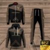 Luxury Louis Vuitton Black And Brown Lines Pattern Name Center 3D Shirt And Pants 133 Luxury Louis Vuitton Black And Brown Lines Pattern Name Center 3D Shirt And Pants 133
