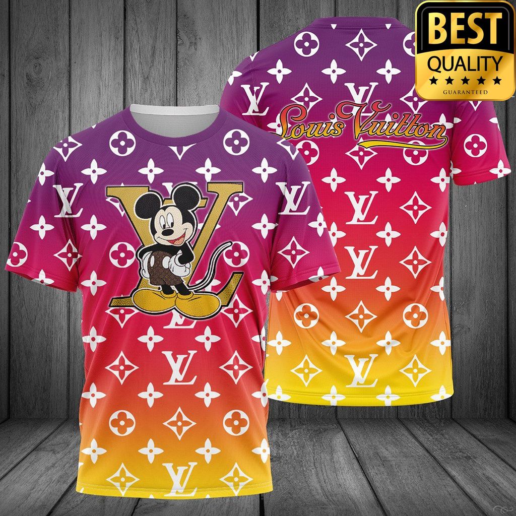 Louis Vuitton Mickey Mouse Pink Faded Fashion T-Shirt Hoodie And Pants 114 Louis Vuitton Mickey Mouse Pink Faded Fashion T-Shirt Hoodie And Pants 114