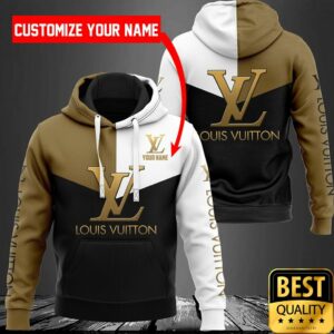 Customized Luxury Louis Vuitton White Black Brown 3D Shirt and Pants 3