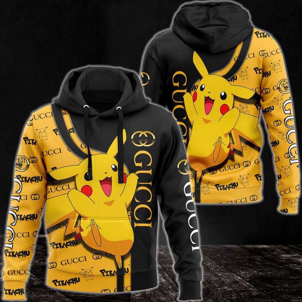Gucci Pikachu 3D Hoodie And Pants Limited Edition 104 Gucci Pikachu 3D Hoodie And Pants Limited Edition 104