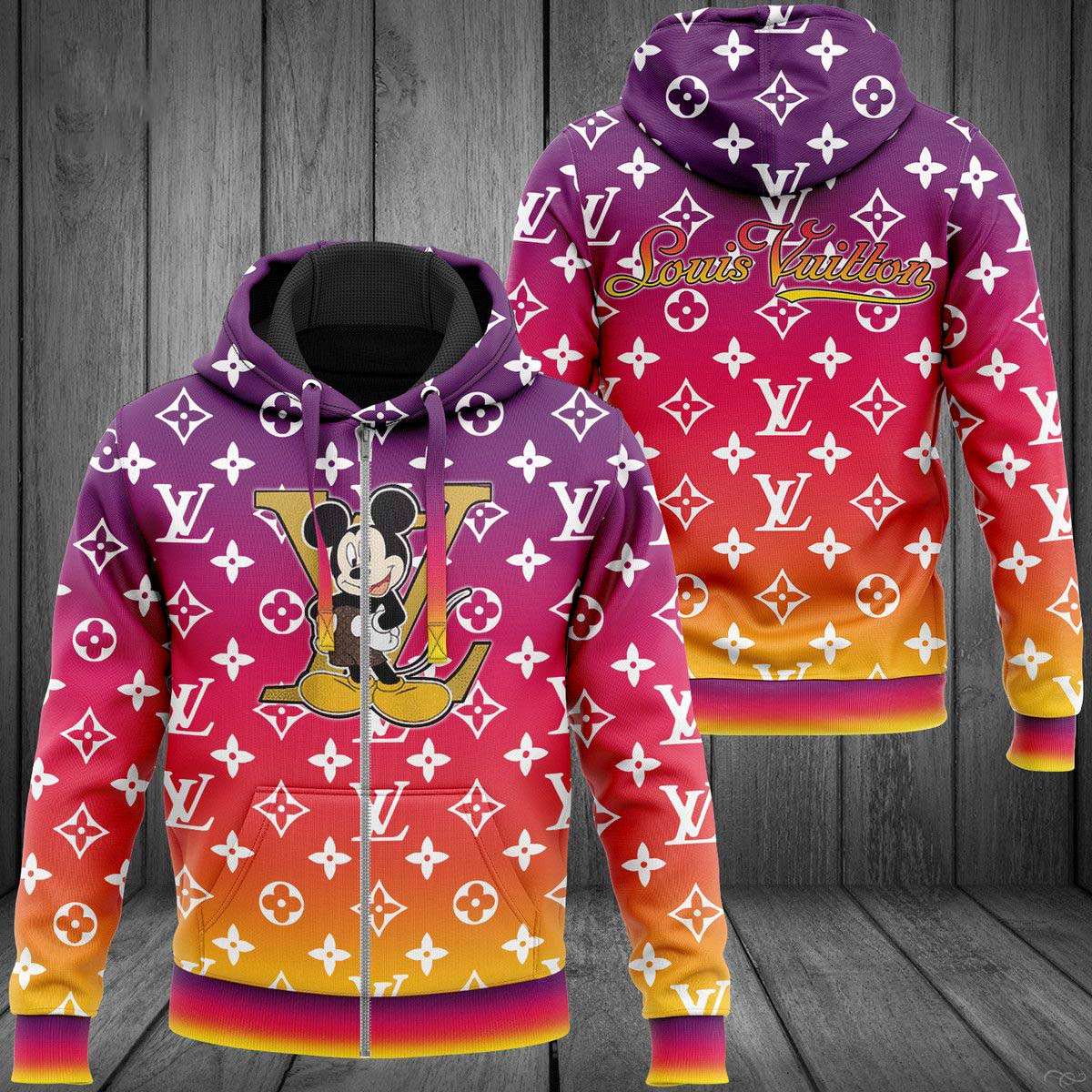 Gucci Ombre Violet Luxury 3D Hoodie Limited Edition 129 Gucci Ombre Violet Luxury 3D Hoodie Limited Edition 129